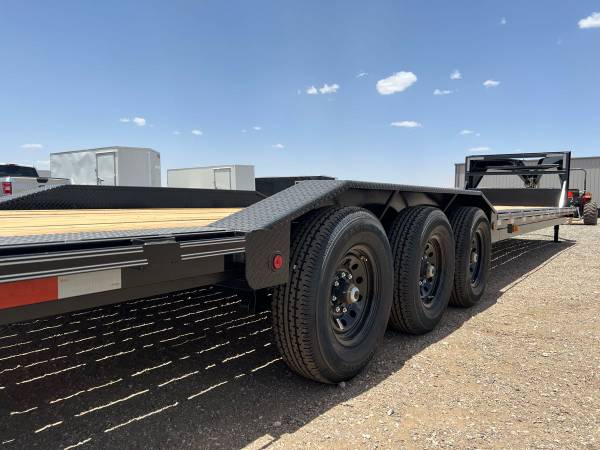 102X40 (21K) Triple Axle Car/ Equipment Trailer w/ Drive-over Fenders