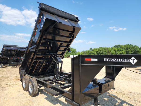 2022 Diamond T 83″ x 14′ Gooseneck Low Profile Dump w/24” Sides