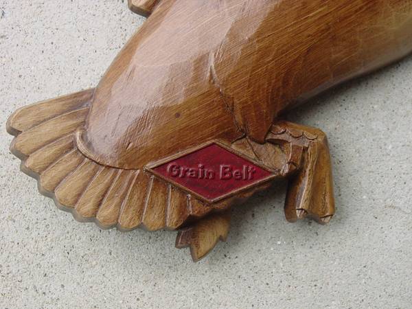 Vintage Grain Belt Beer Advertising Flying Duck 3-D Wall Sign