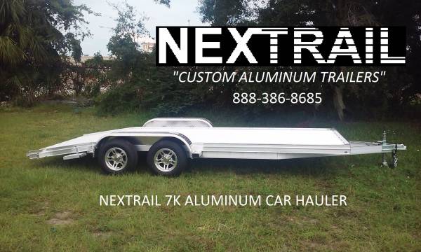 2023 Aluminum Car Trailers for sale by Nextrail (Ocala / Delivery)