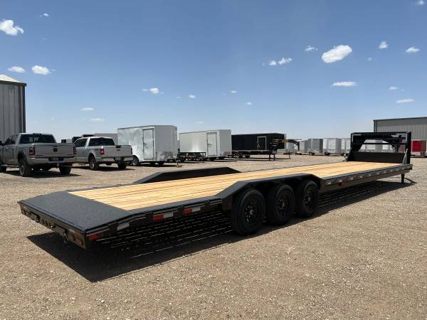 102X40 (21K) Triple Axle Car/ Equipment Trailer w/ Drive-over Fenders