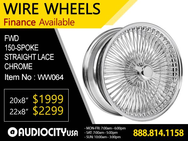 ?? 13 14 15 16 17 18 20 22 24″ inch Wire Wheels 72 or 100 /150 spoke