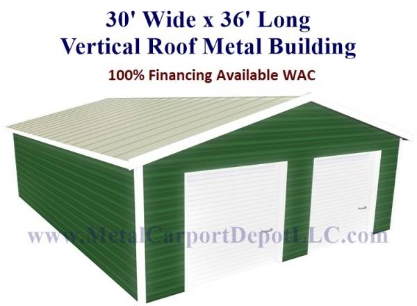 Metal Building Sale. Price Includes Delivery & Installation!