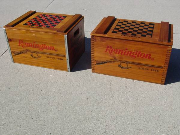 Remington wood shell crates