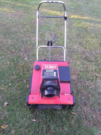 Toro Single Stage Snow Blower