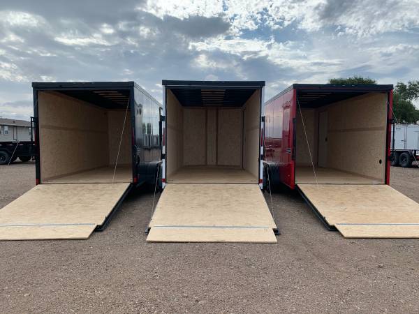 7X14X7 Haulmark Enclosed Cargo Trailer – All Tube Frame – 4 D Rings