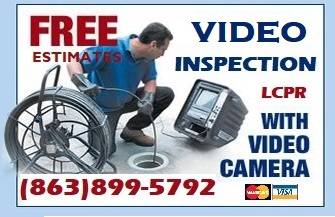 SEWER PIPE CAMERA – plumber, drain cleaning, video inspection, jetter