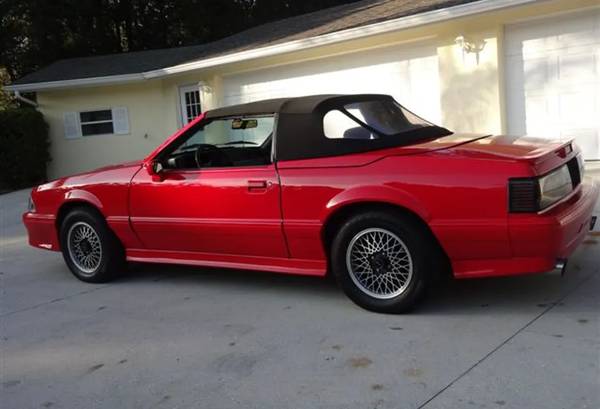 1988 FORD MUSTANG ASC/MCLAREN CONVERTIBLE