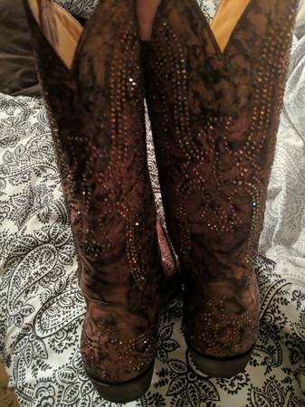 BEAUTIFUL AUSTRIAN CRYSTAL OL GRINGO COWBOY BOOTS