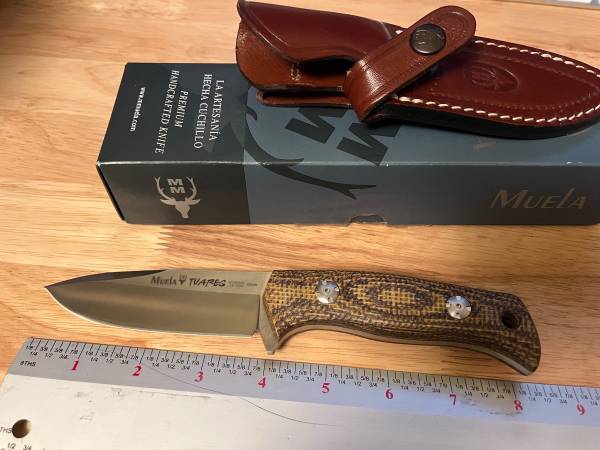 MUELA Taureg bushcraft knife. NIB! Never used