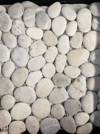 Mosaic Pebble Tile for showers, borders, and accents. Big selection.