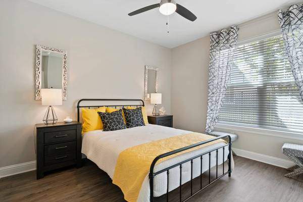 Courtyard View, Undermount Sinks, Subway Style Backsplash