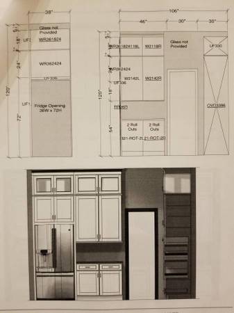 New Gray Shaker Kitchen Wood Cabinets & Bathroom Vanity Cupboards!