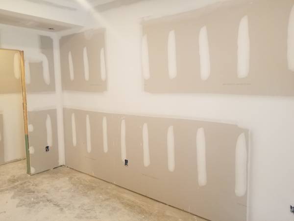 Drywall hanging and finishing