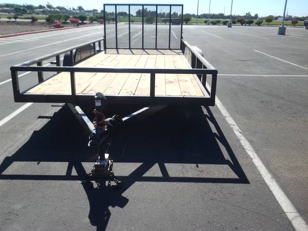 flat bed ramp trailer