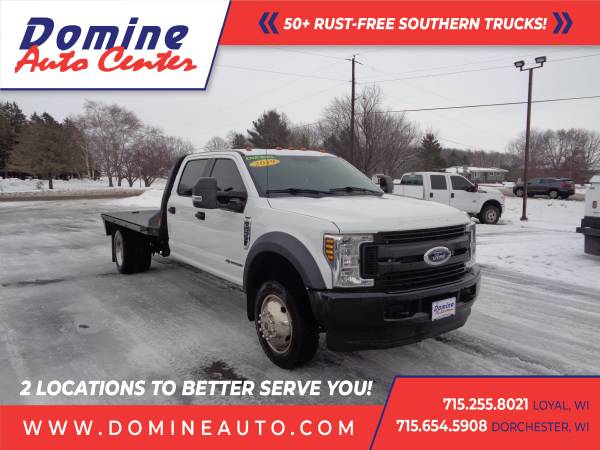 2019 Ford F450 SUPER DUTY 6.7L POWERSTROKE 4X4 11 FT FLATBED CREW CAB