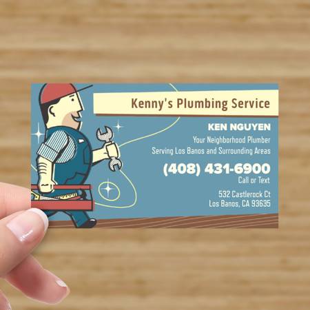 Kenny’s Plumbing Service, serving Los Banos and surrounding areas