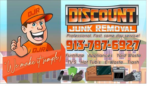 Estate Cleanouts, Junk Removal and Trash Removal. Insured 913-592-9696