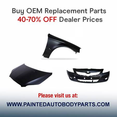 www.PAINTEDAUTOBODYPARTS.com AUTO BODY PARTS, BUMPERS FENDERS HOODS