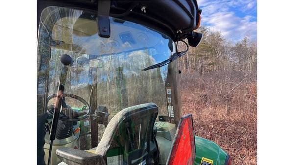 John Deere 3046R HST 4×4 Cab Tractor w/ Loader & Backhoe