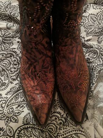 BEAUTIFUL AUSTRIAN CRYSTAL OL GRINGO COWBOY BOOTS