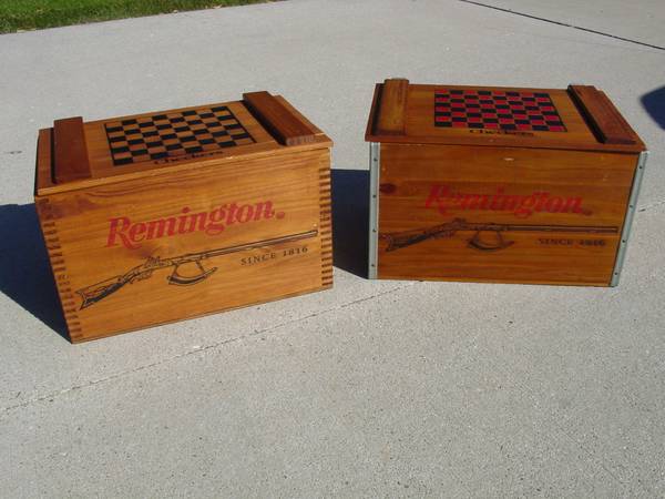 Remington wood shell crates