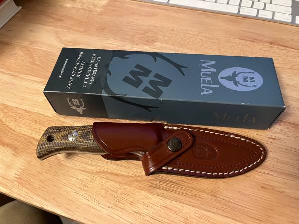 MUELA Taureg bushcraft knife. NIB! Never used