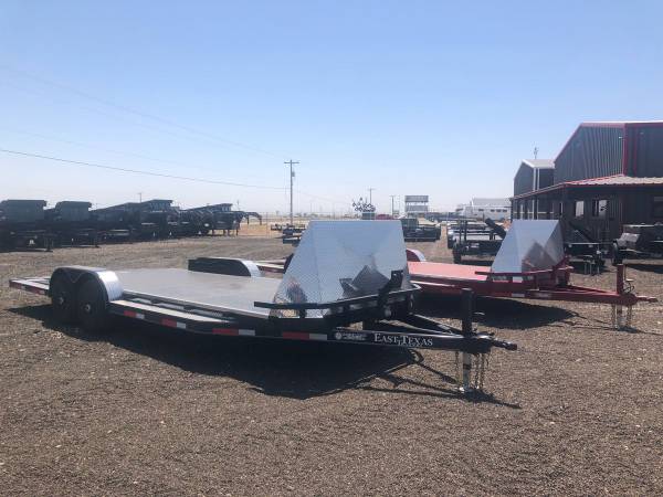 83X22 (12K) Car Haulers w/ Rock Shield, Swivel D-Rings & Split Dove Ta