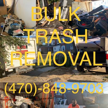 470-848-9703 BALTIMORES BEST. 20FT or 16 FT BOX TRUCK SAMEDAY BULK TRASH, MOVIN