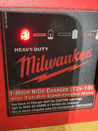 Milwaukee 18 Volt Drill and Two Chargers