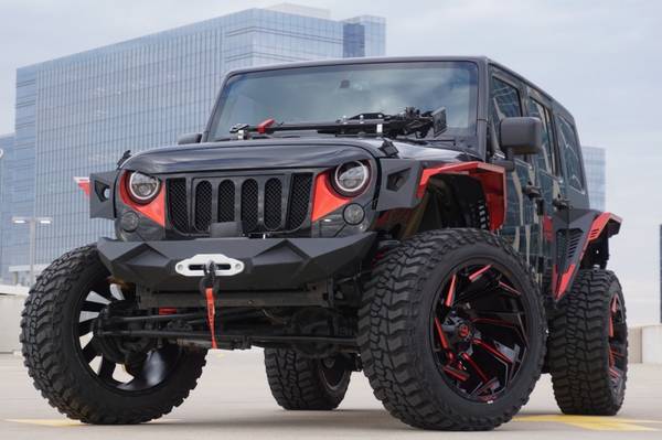 2015 Jeep Wrangler Unlimited 4 DOOR * WoOoW * Lifted * CUSTOM !! JK