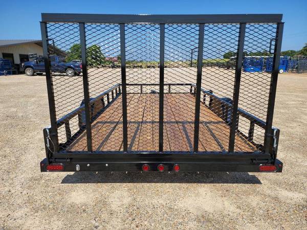 2022 Bumper Pull 77″ x 12′ Single Axle Utility Trailer w/ 4′ Ramp Gate