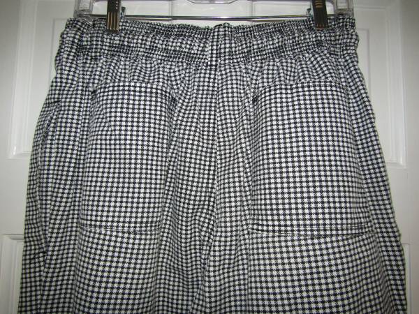 Chef Culinary Pants Chefs Cook Unisex Size Large