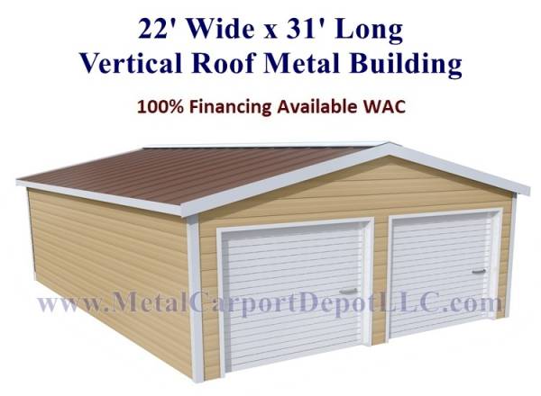 Metal Building Sale. Price Includes Delivery & Installation!