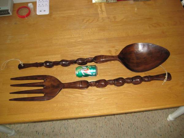 Tiki Fork and Spoon