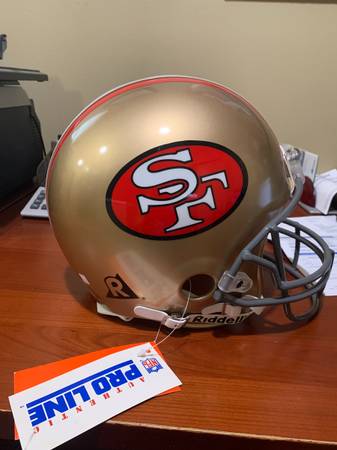 Joe Montana SF 49ers Autographed Full Size Pro Line Helmet