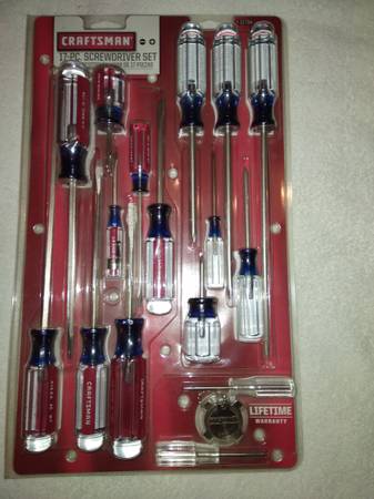 Craftsman Screwdriver Set. MADE IN USA. New old stock.