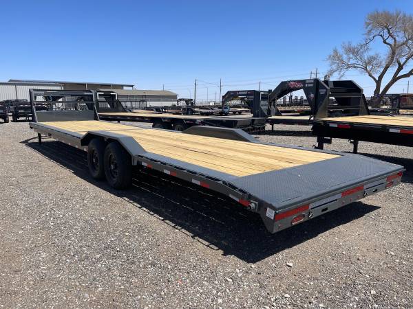 102X36 Equipment Hauler – Drive Over Fenders – 2 Rear Jacks- 7K Axles