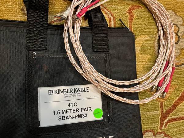 AUDIOPHILE Speaker / Connect Cables KIMBER / AUDIOQEST etc…