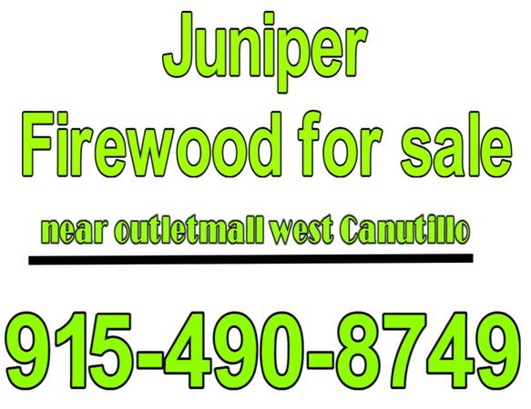 Juniper Firewood for sale