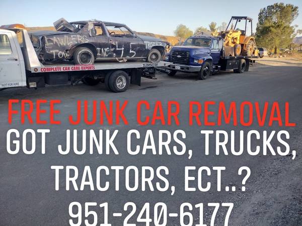 free junk car removal cars trucks tractors golf carts ect ?? ?? .