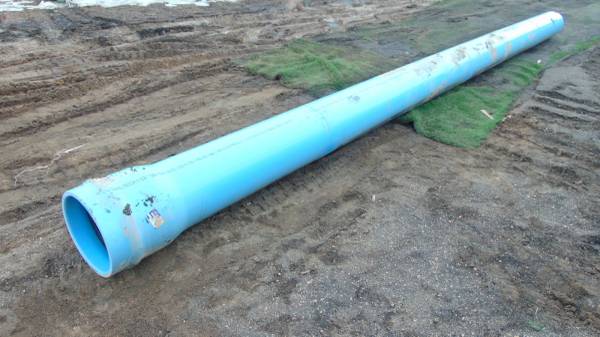 UNUSED PLASTIC PVC PIPE Different Types & Sizes