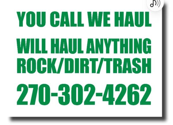 you call we haul