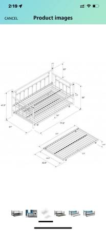 Daybed with trundle