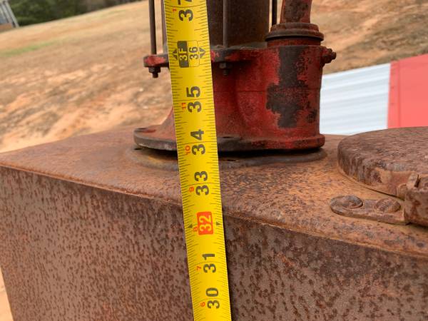 Antique Oil Tank with Pump