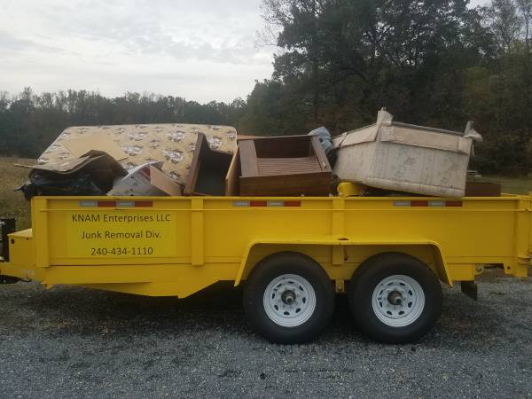 Junk Removal,——-Trash Removal ——Yard Cleanup ———and More