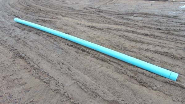 UNUSED PLASTIC PVC PIPE Different Types & Sizes