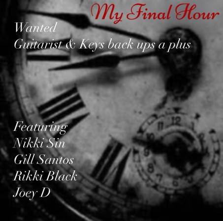 My Final Hour seeking dark keyboard player and more !