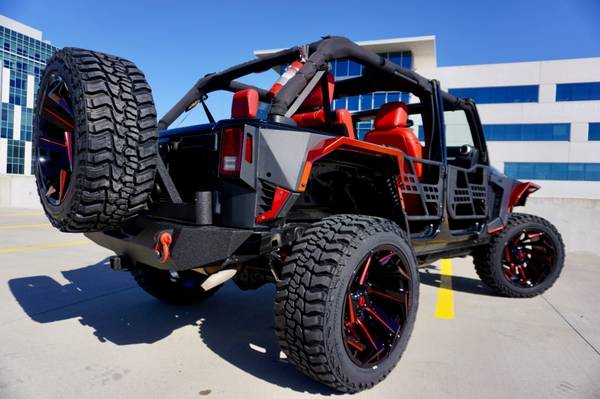 2015 Jeep Wrangler Unlimited 4 DOOR * WoOoW * Lifted * CUSTOM !! JK