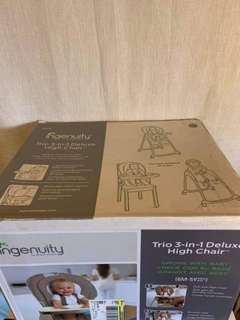 Ingenuity Trio 3 in 1 Deluxe High Chair Ingenuity